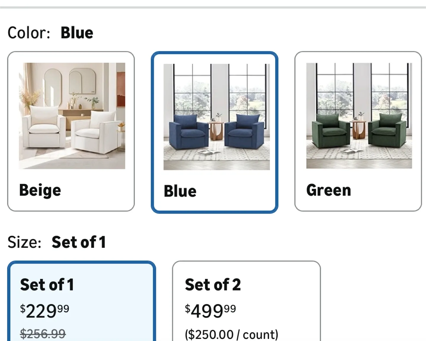 COLAMY XL-1750 Blue Armchair image indicator(8)