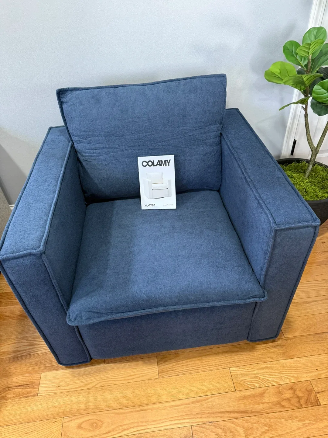 COLAMY XL-1750 Blue Armchair image indicator(9)