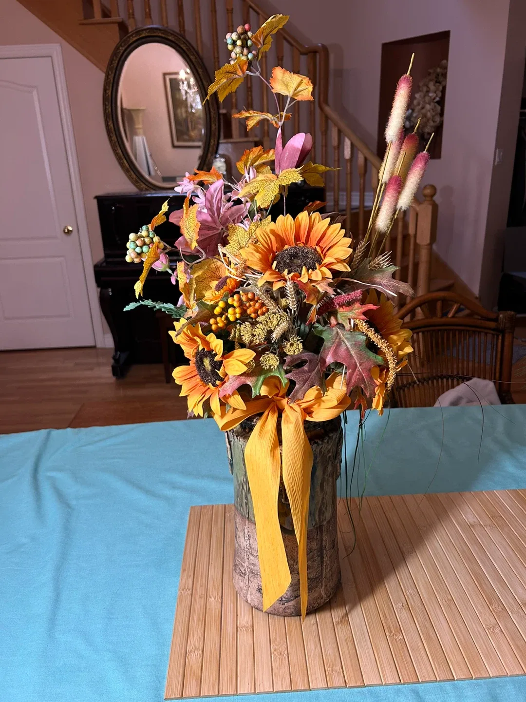 Faux flowers and Vase thumbnail