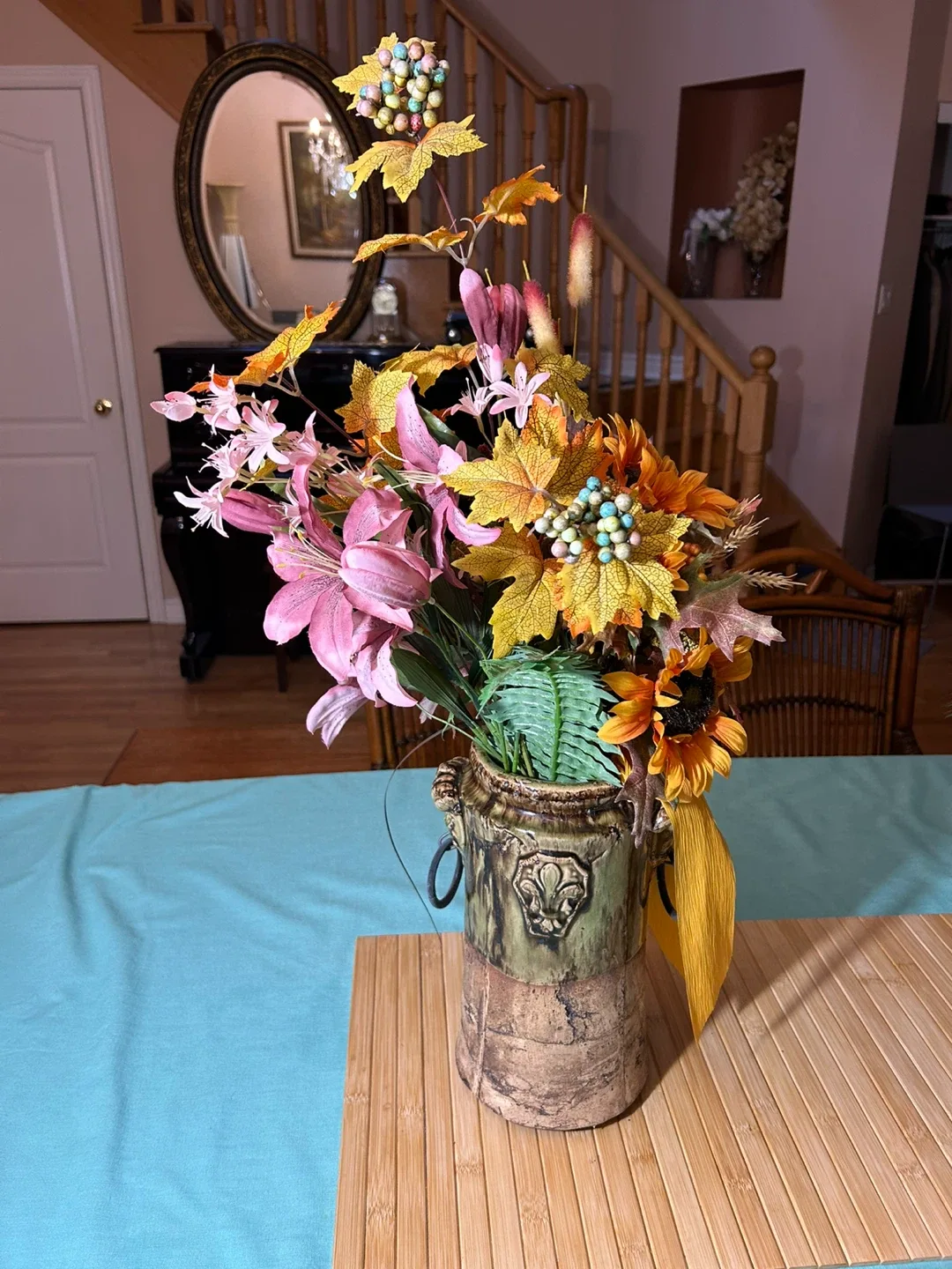 Faux flowers and Vase image indicator(2)