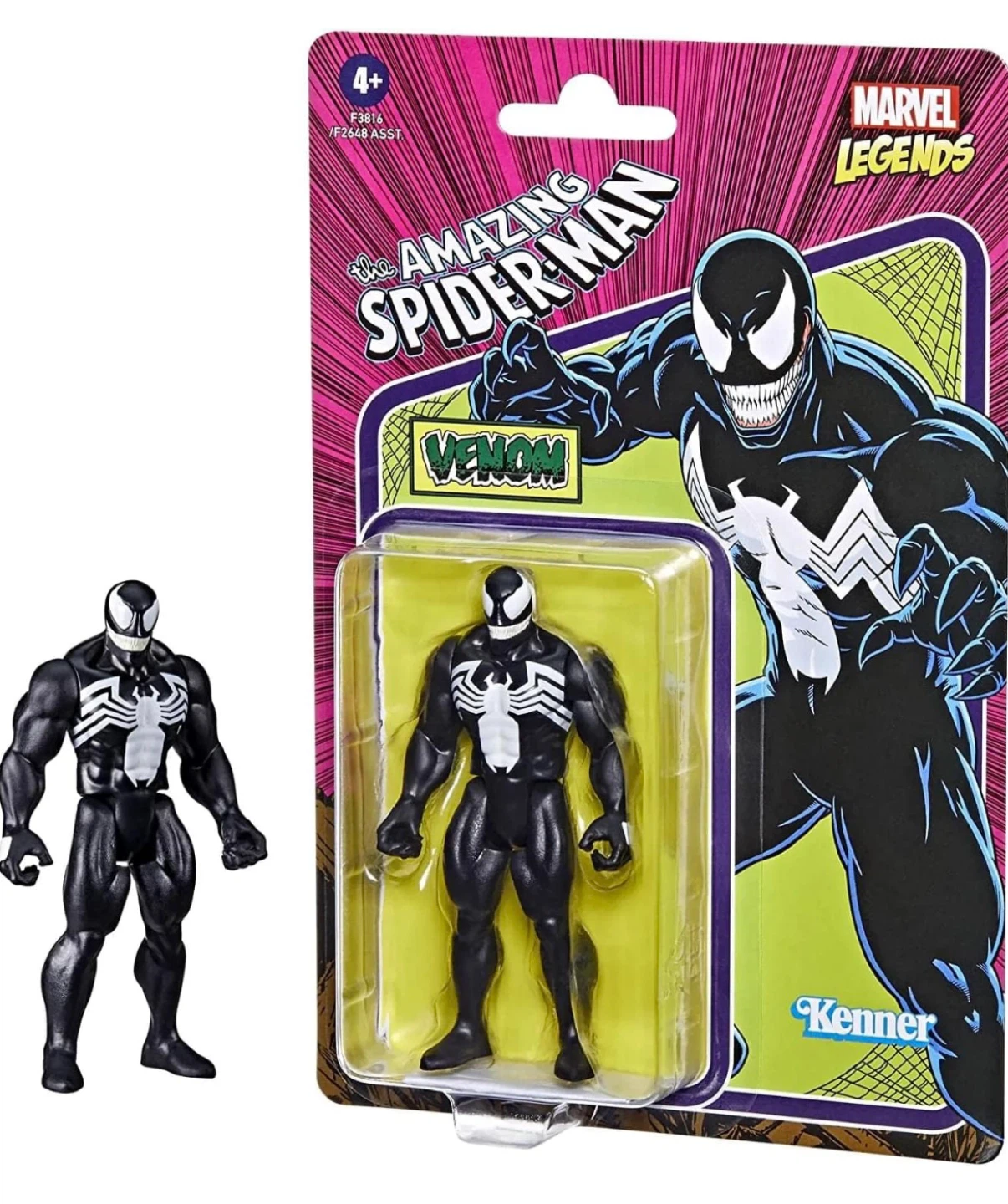 Marvel Legends Retro Venom Action Figure - BNIB - photo 3