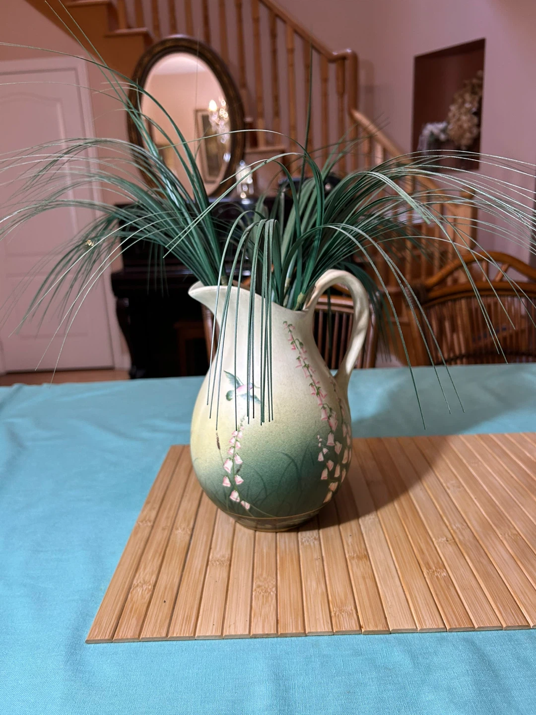 Decorative Pitcher with Artificial Grass - photo 3