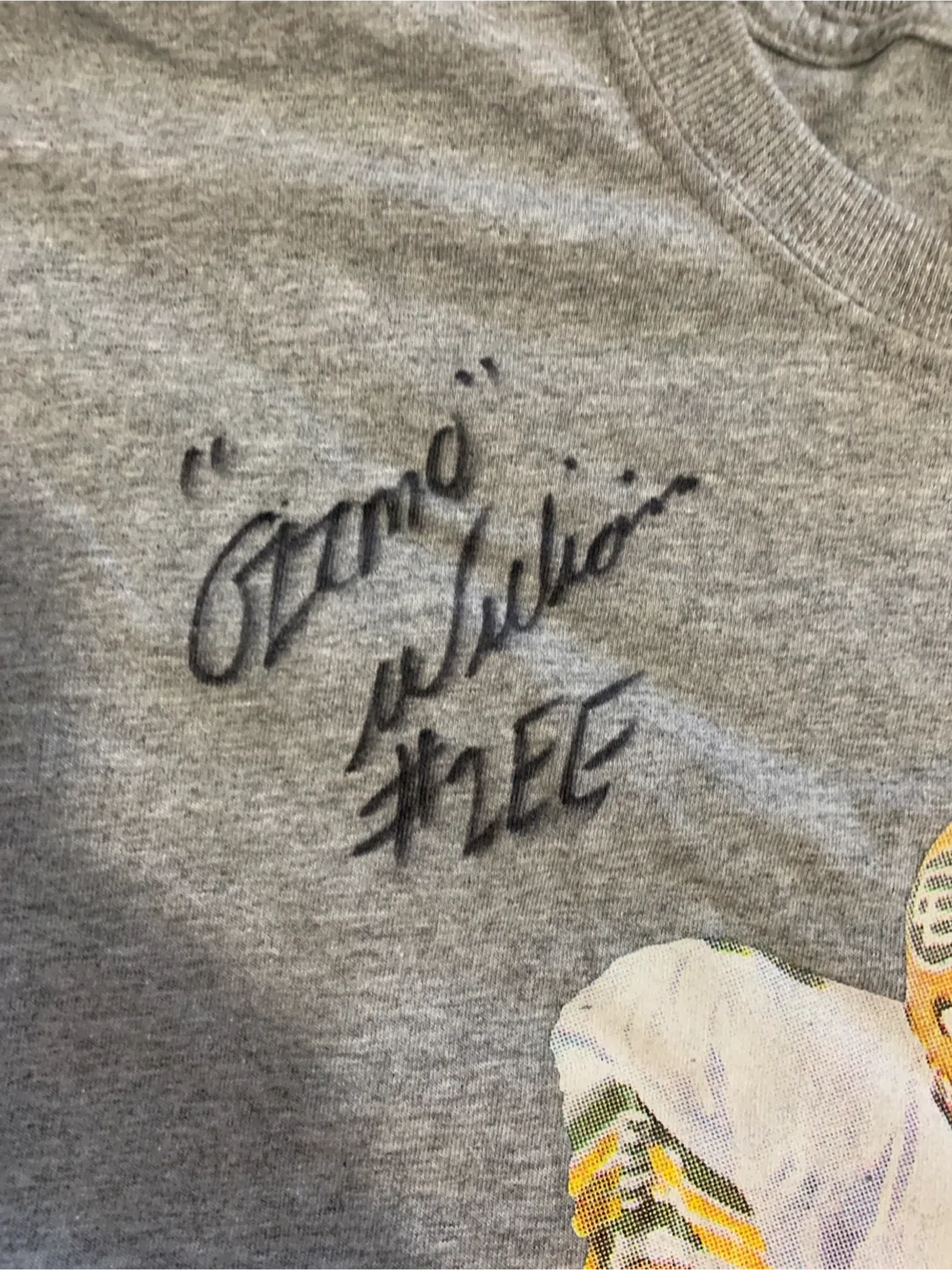 Green Bay Packers T-Shirt signed by gizmo Williams image indicator(2)