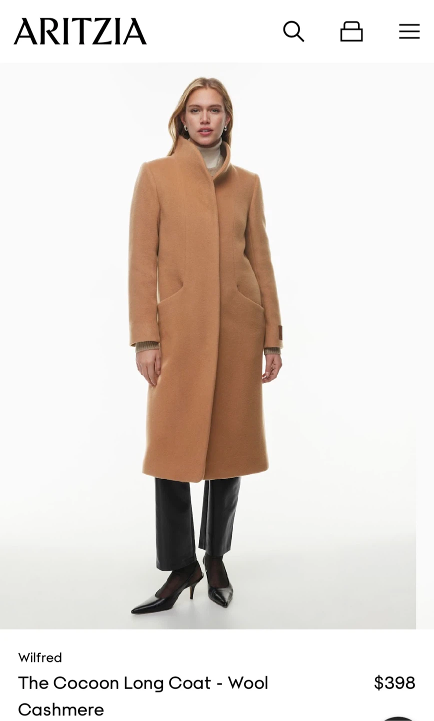 Wilfred The Cocoon Long Coat - Wool