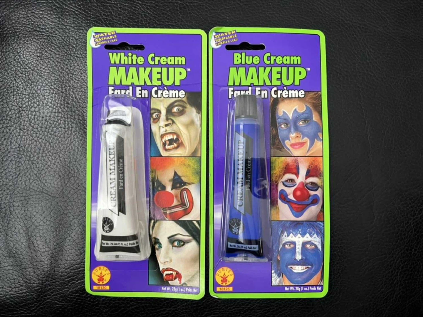 (2) HALLOWEEN Makeup - White & Blue