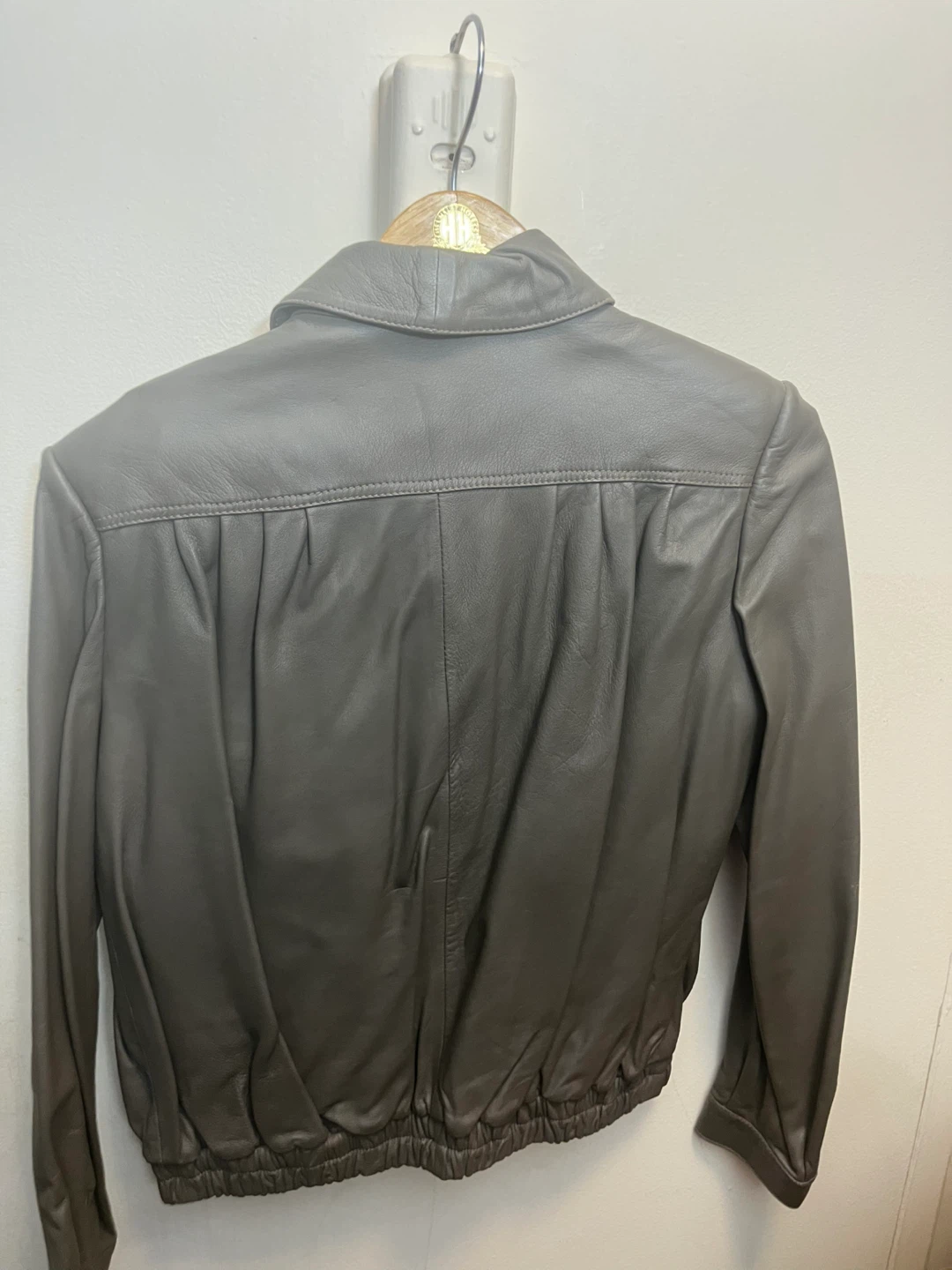 Leather Jacket - Green - photo 2