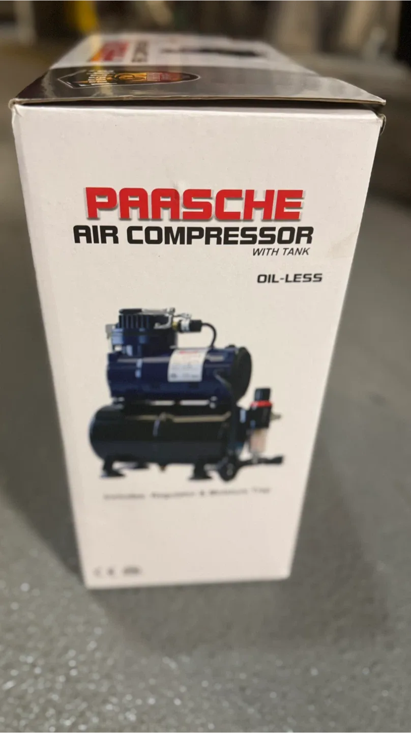 Paasche D3000R Air Compressor with Tank - New in Box! image indicator(4)