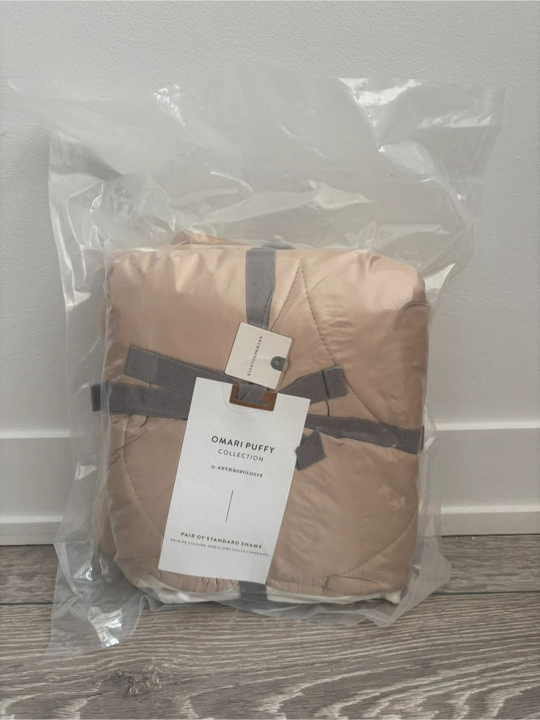 Anthropologie Omari Puffy Standard Sham Cushion Covers (New)