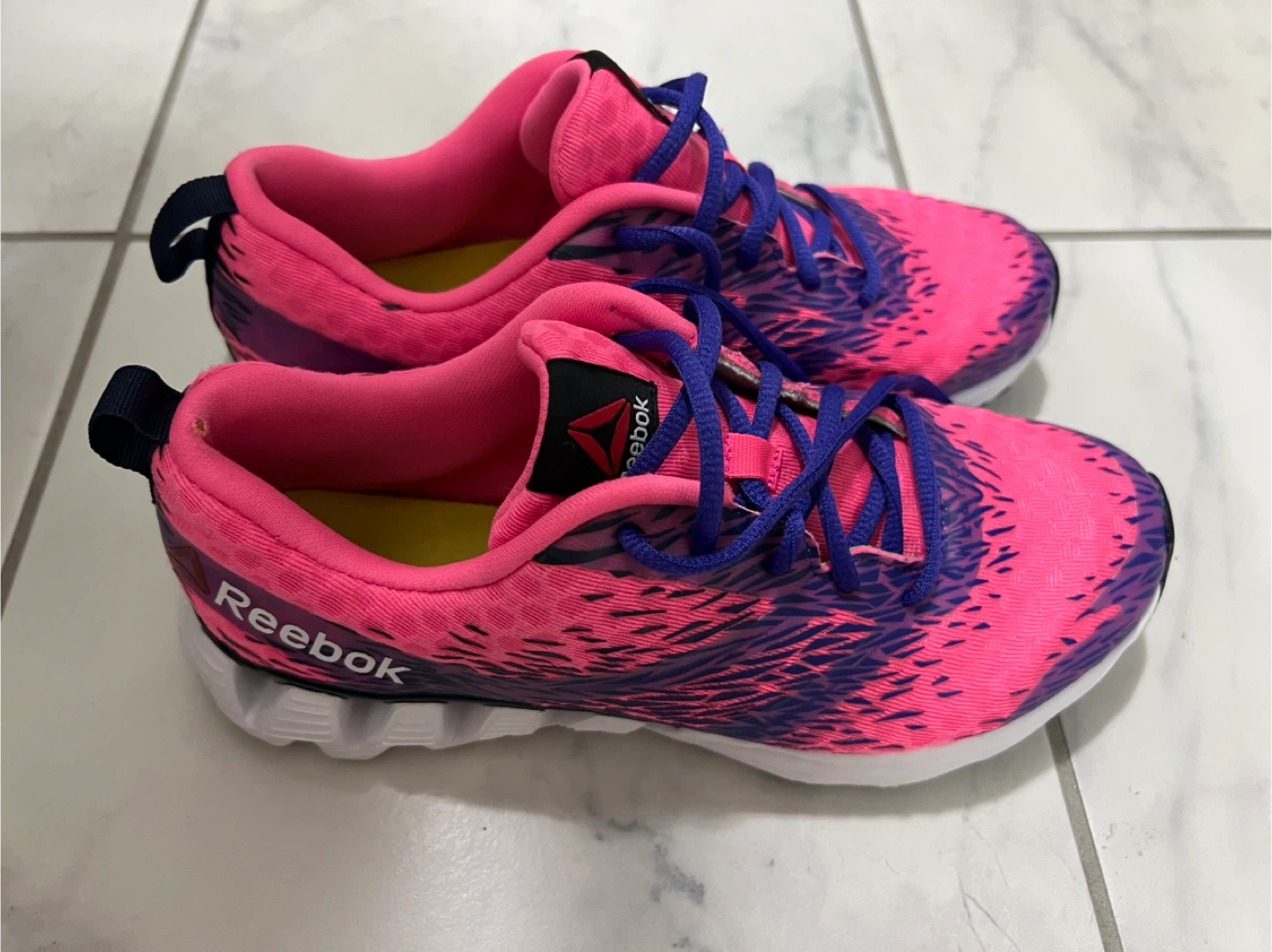 Reebok Pink & Purple Running Shoes - Size 5