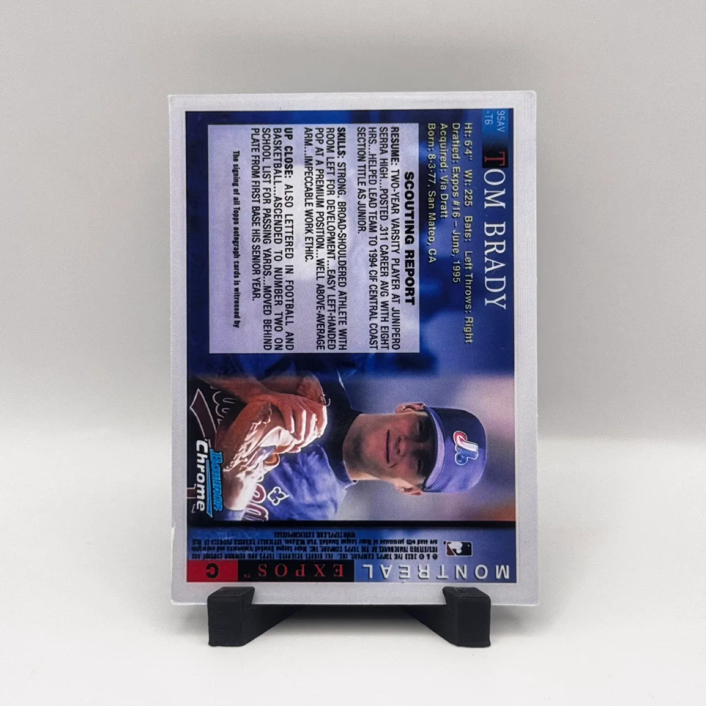 Tom Brady 1999 Bowman Chrome Autographed Rookie Card image indicator(5)