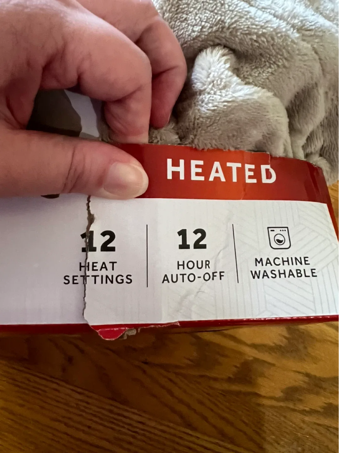 Sunbeam Velvet Heated Blanket Full/Queen Size image indicator(2)