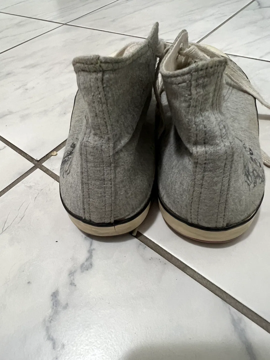 Xside Grey High Top Sneakers - Size 39 image indicator(3)