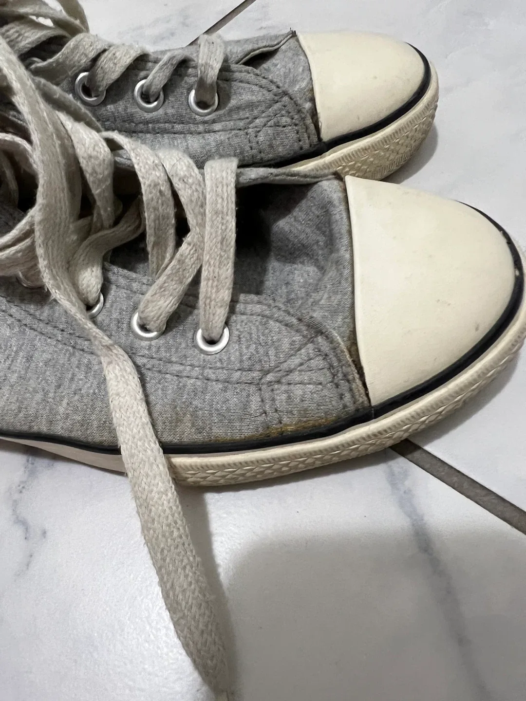 Xside Grey High Top Sneakers - Size 39 image indicator(4)