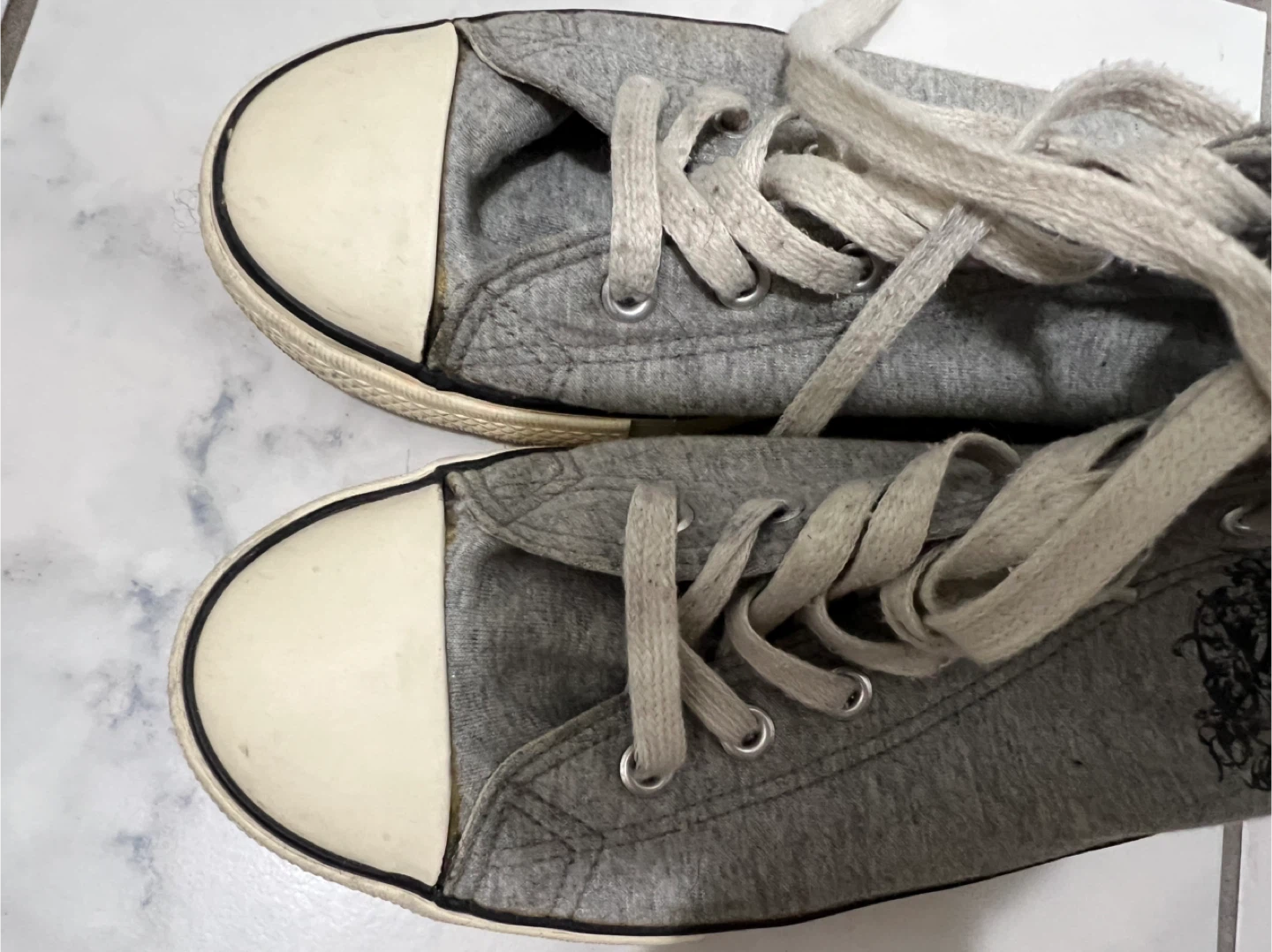 Xside Grey High Top Sneakers - Size 39 - photo 2