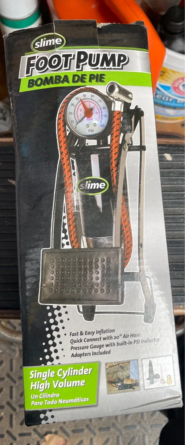 Slime Foot Pump - Single Cylinder High Volume image indicator(2)