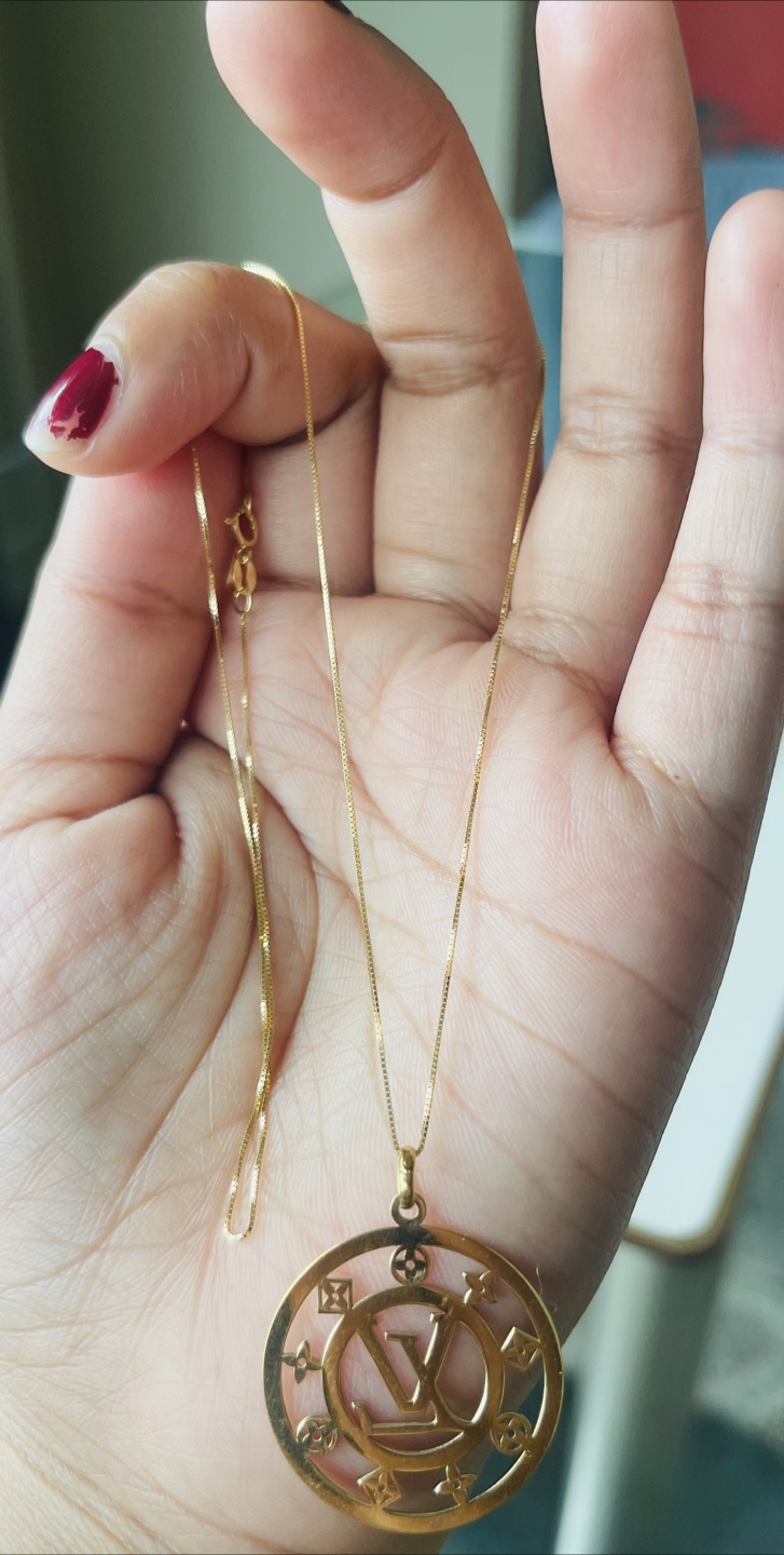 18K LV Necklace Gold