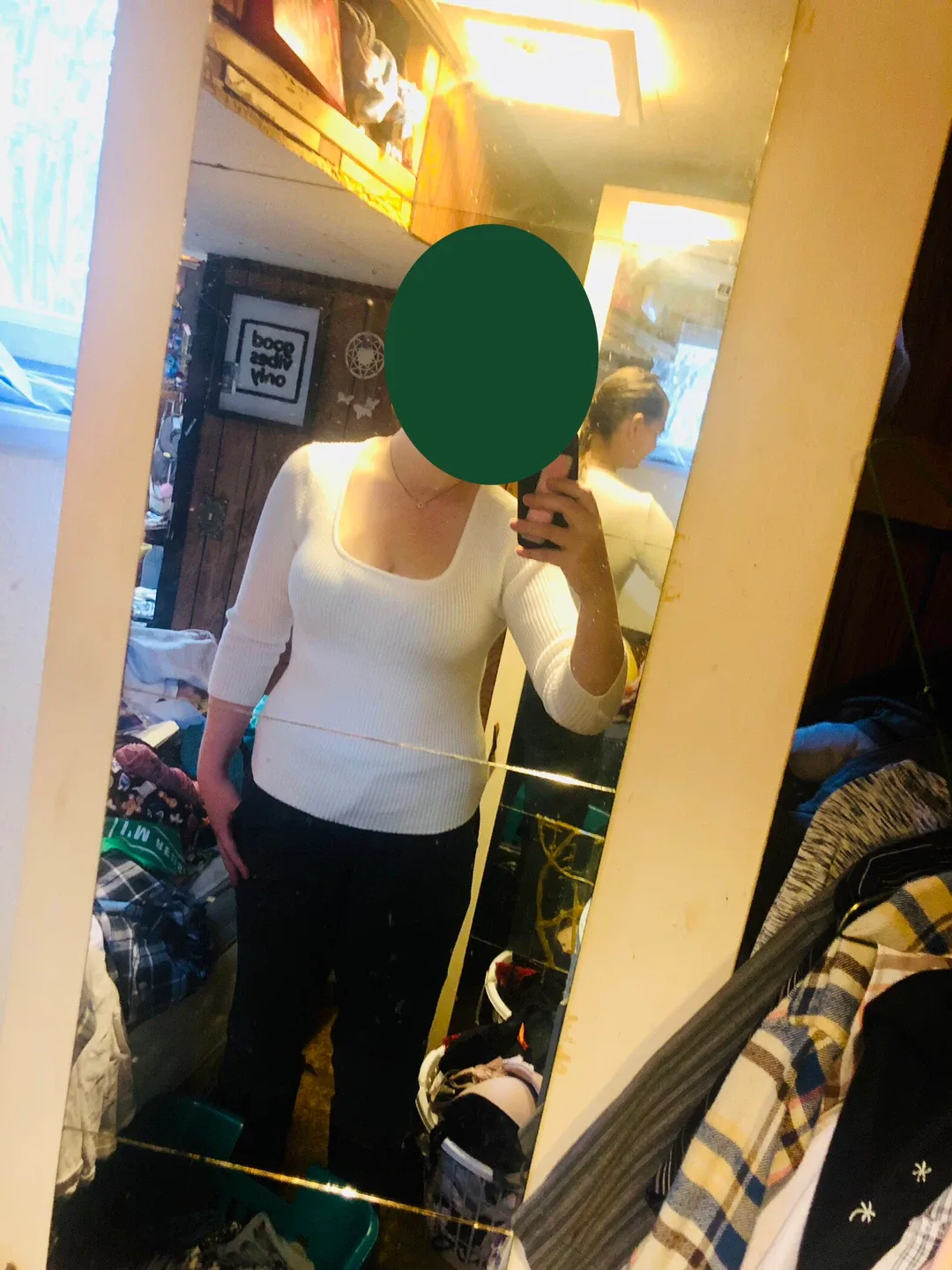 MEXX White Long Sleeve Top image indicator(3)