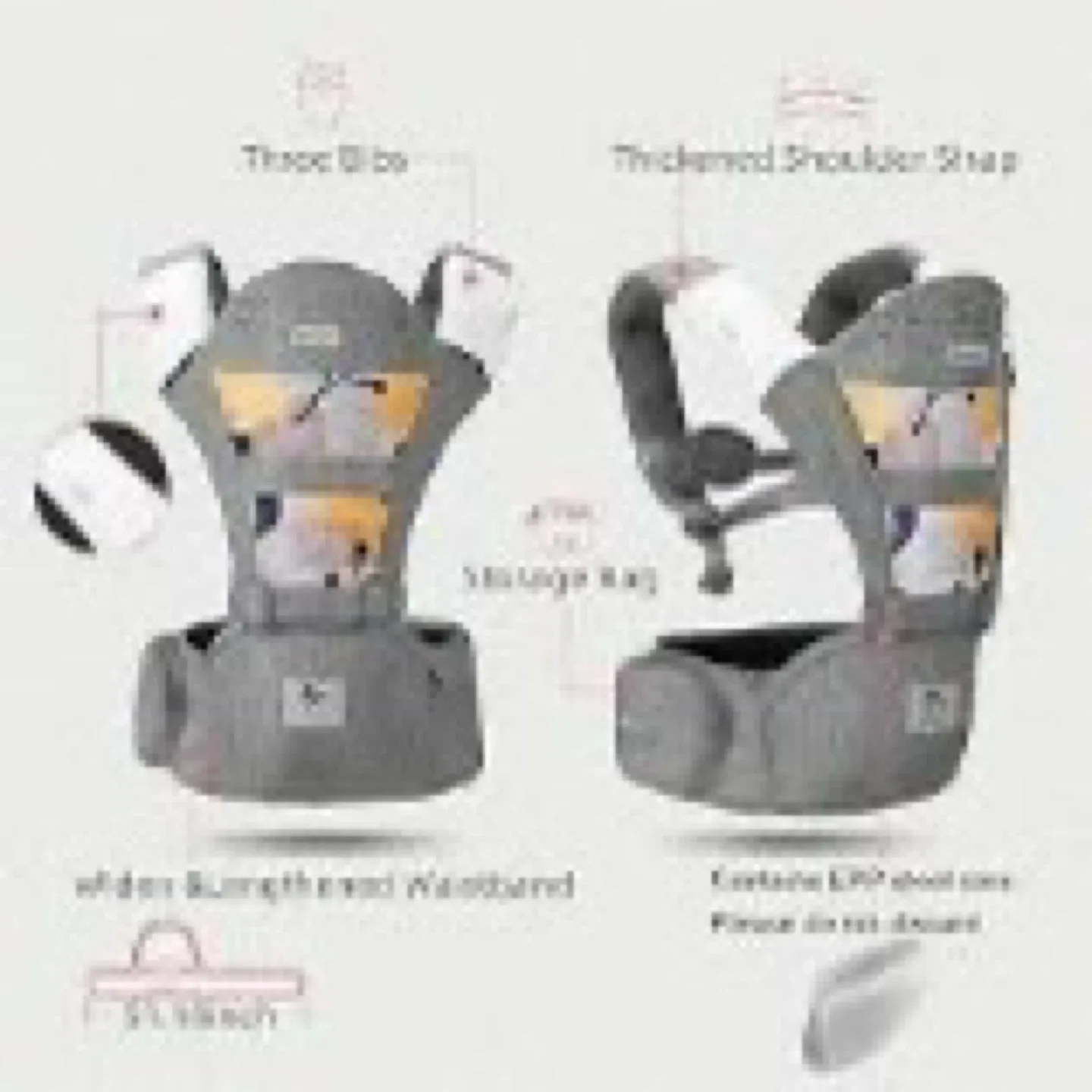 Bellababy Baby Carrier - Grey image indicator(3)