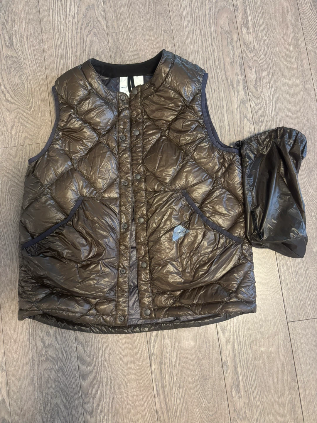 And Wander Down Vest - Size S