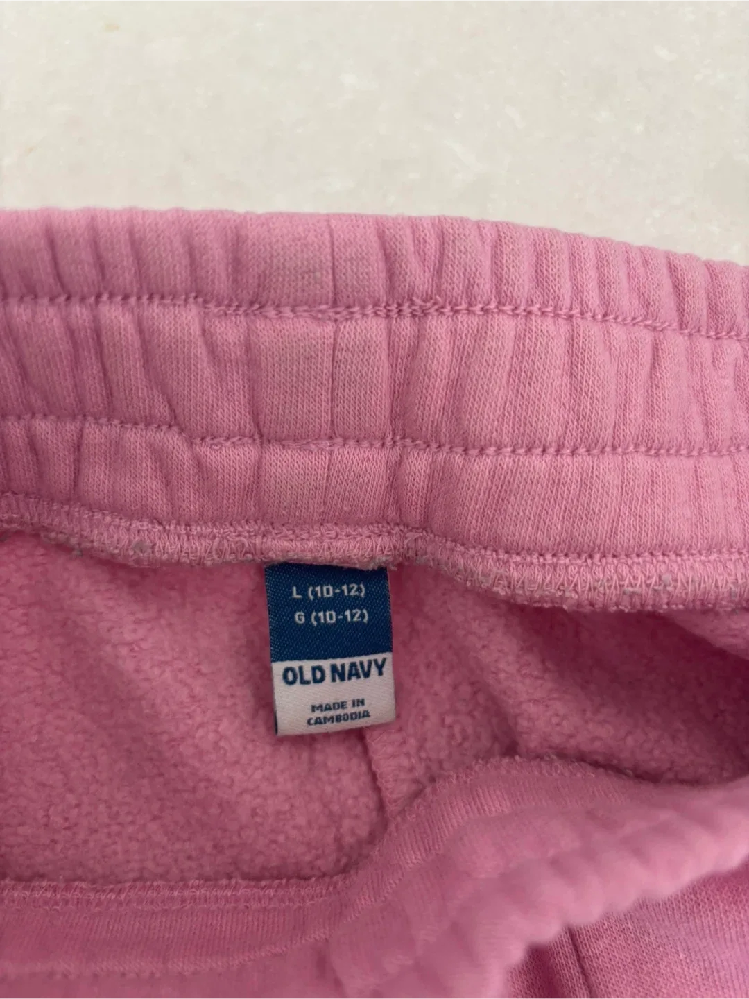 Old Navy Pink Cargo Joggers - Size L (10-12)