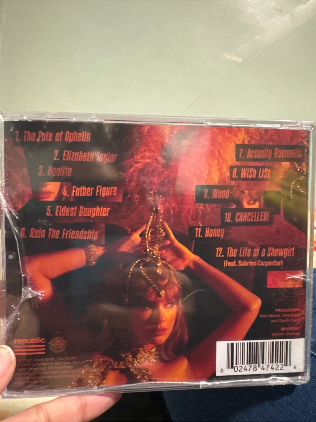 The Life of a Showgirl by Taylor swift image indicator(2)