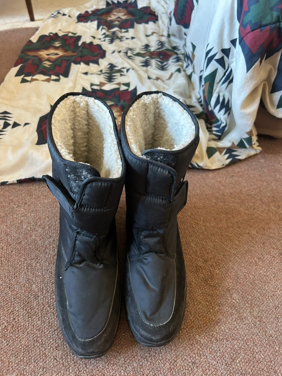 Black Winter Boots - Size 10
