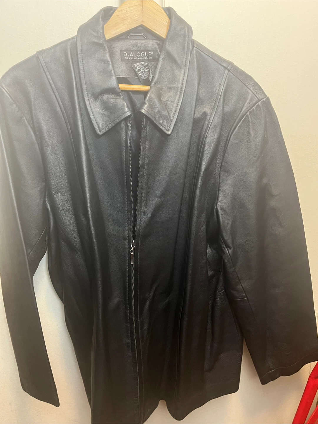 Dialogue Black Leather Jacket - photo 2