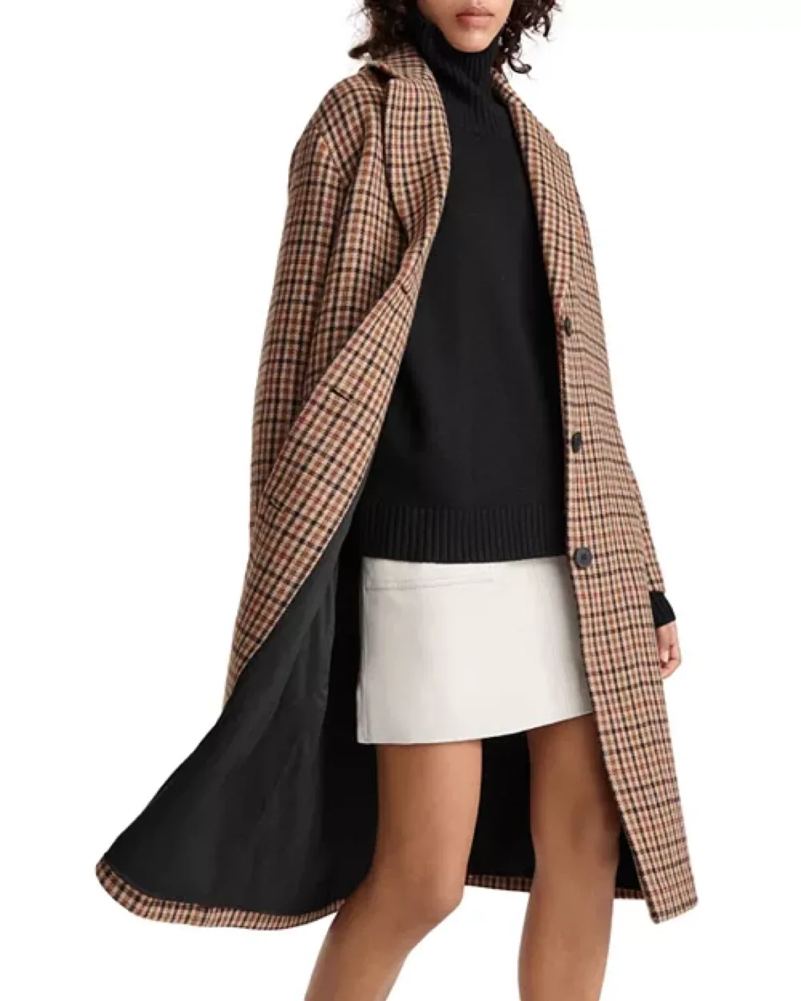 The Kooples Unisex Wool Blend Coat - Size L image indicator(6)