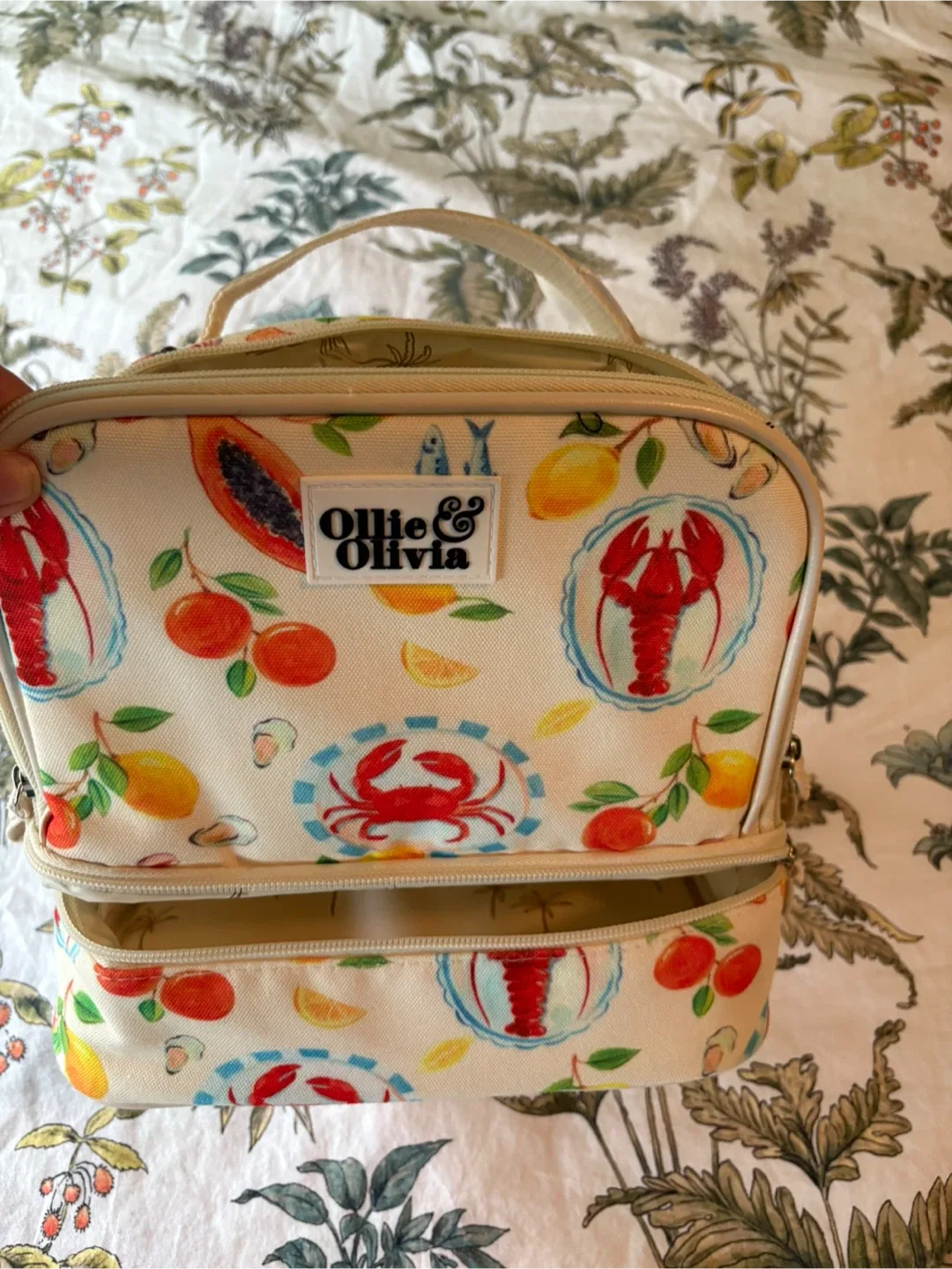 BNWT🍋🦞 Ollie & Olivia ~ Insulated Cooler Lunch Tote Bag image indicator(3)