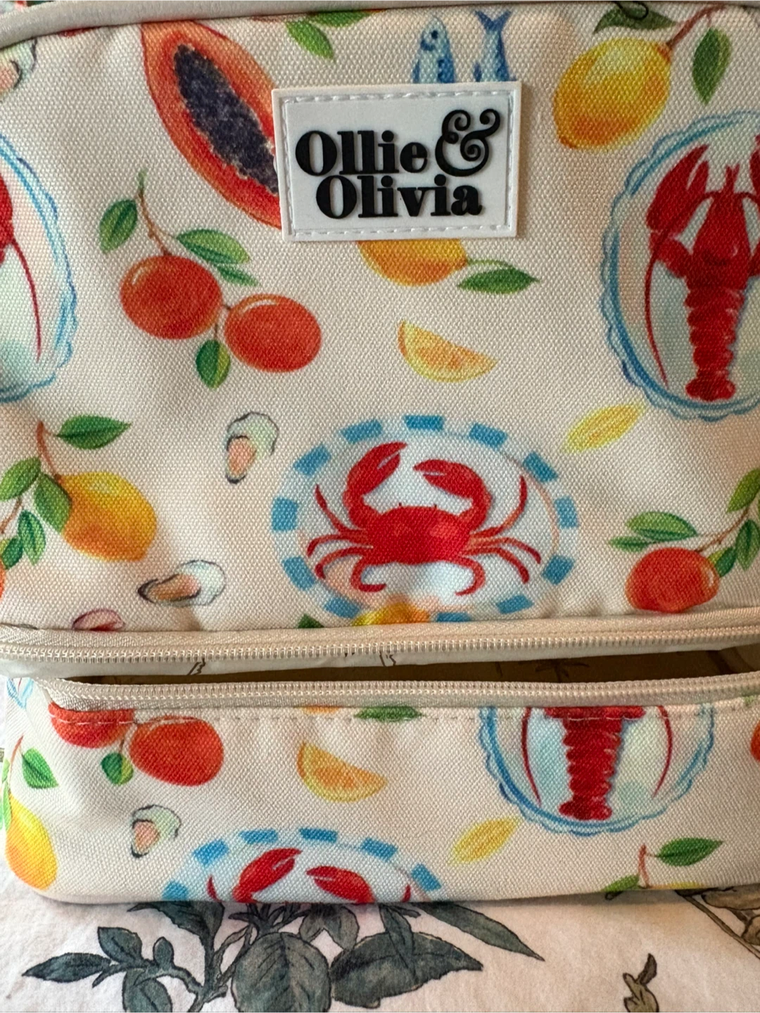 BNWT🍋🦞 Ollie & Olivia ~ Insulated Cooler Lunch Tote Bag - photo 5