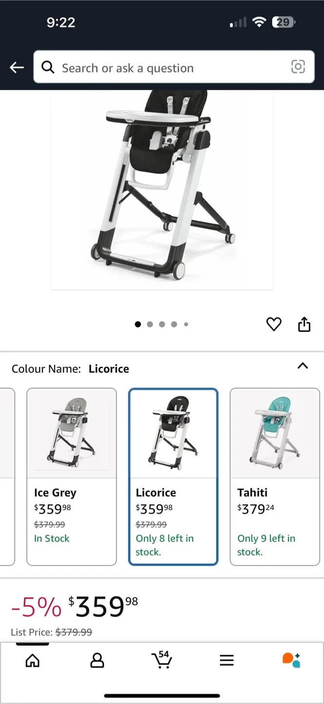 High Chair - With Black Seat Insert image indicator(5)