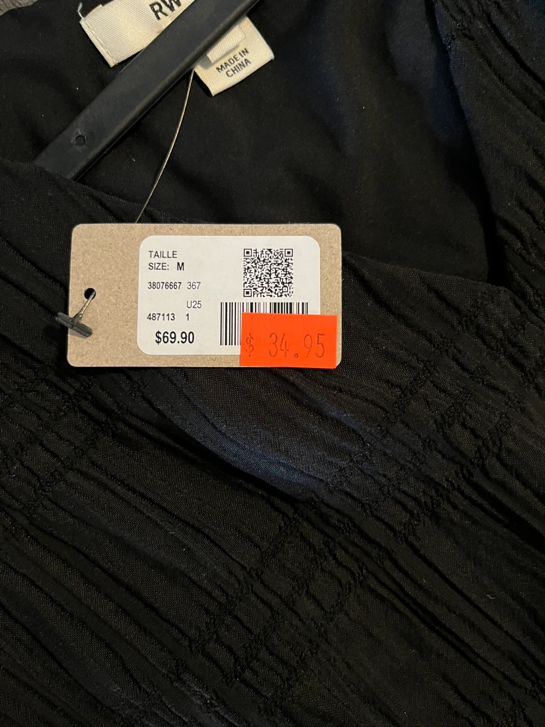 RW&CO. Black Sleeveless Top - Size M - photo 2