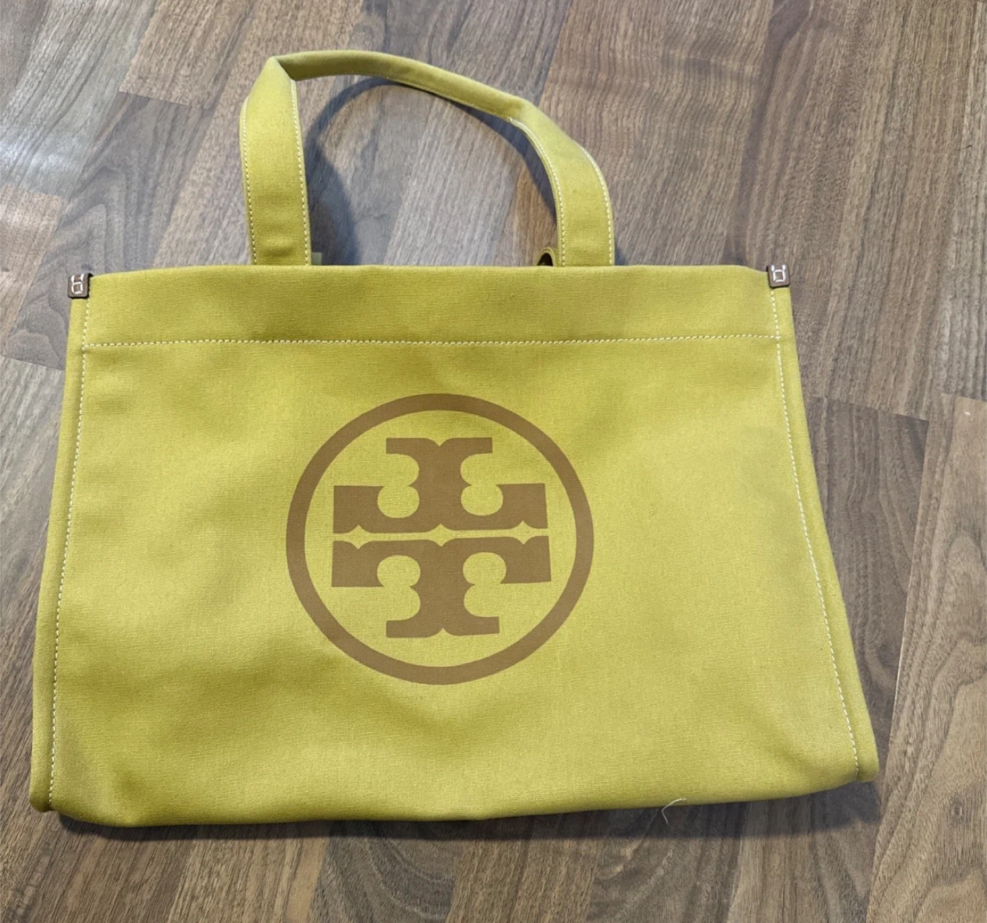 Tory Burch Yellow Canvas Tote Bag - photo 4
