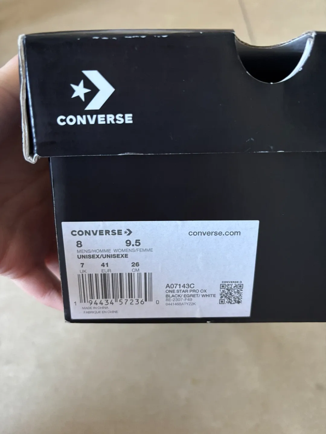 Converse One Star Pro OX Awake NY Black, Size 9.5 image indicator(3)