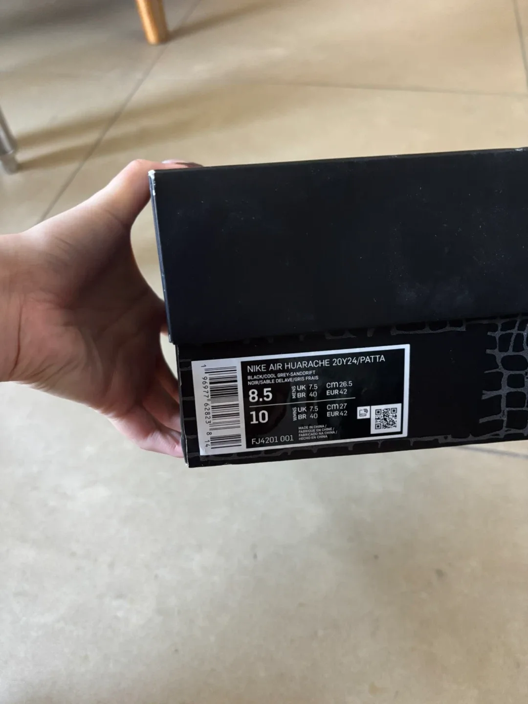 Nike Air Huarache 20Y24/Patta Size 10 image indicator(3)