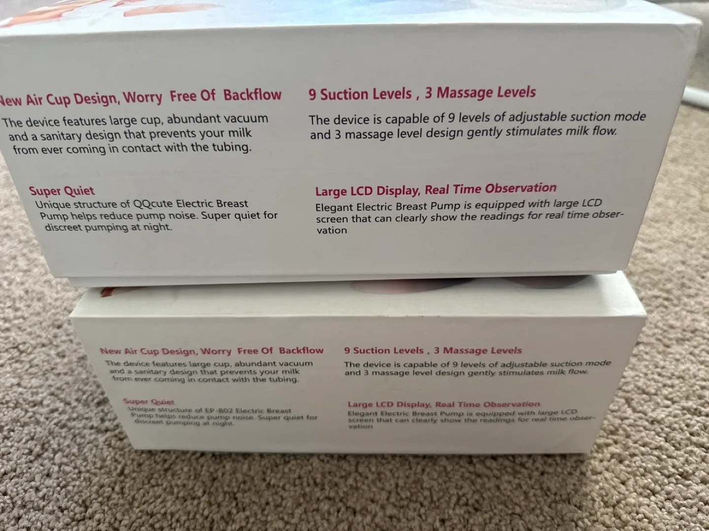 Qocute Elegant Electric Breast Pump EP-802 image indicator(2)