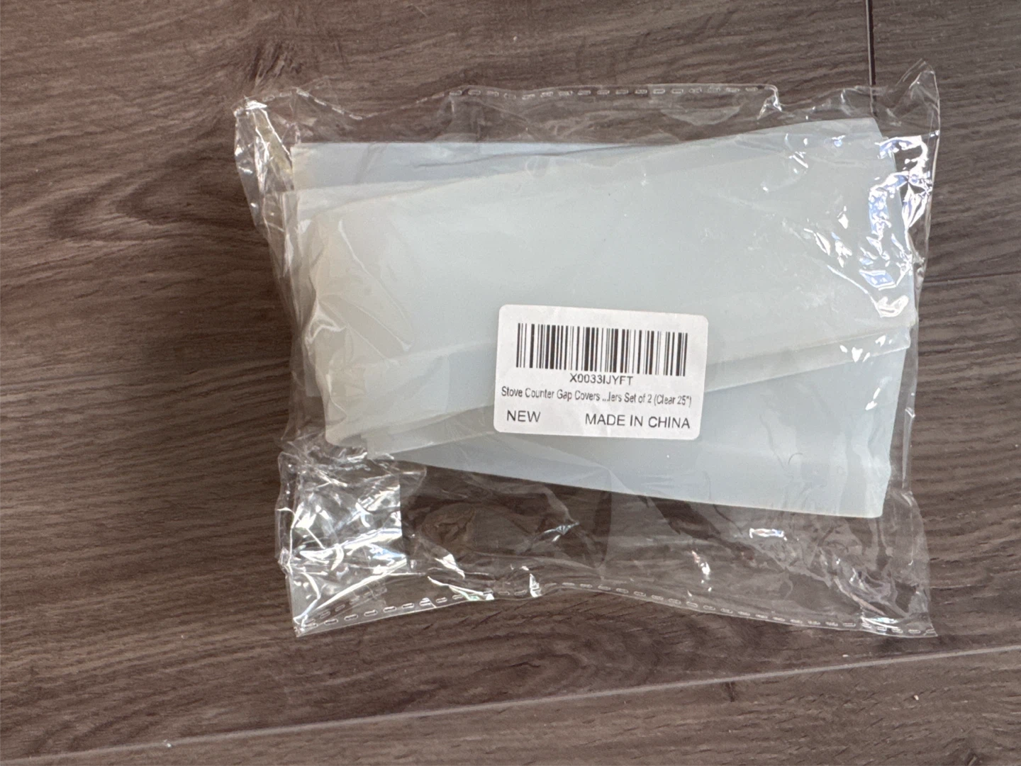 25” New Stove Counter Gap Covers TRANSPARENT (Set of 2) - photo 2