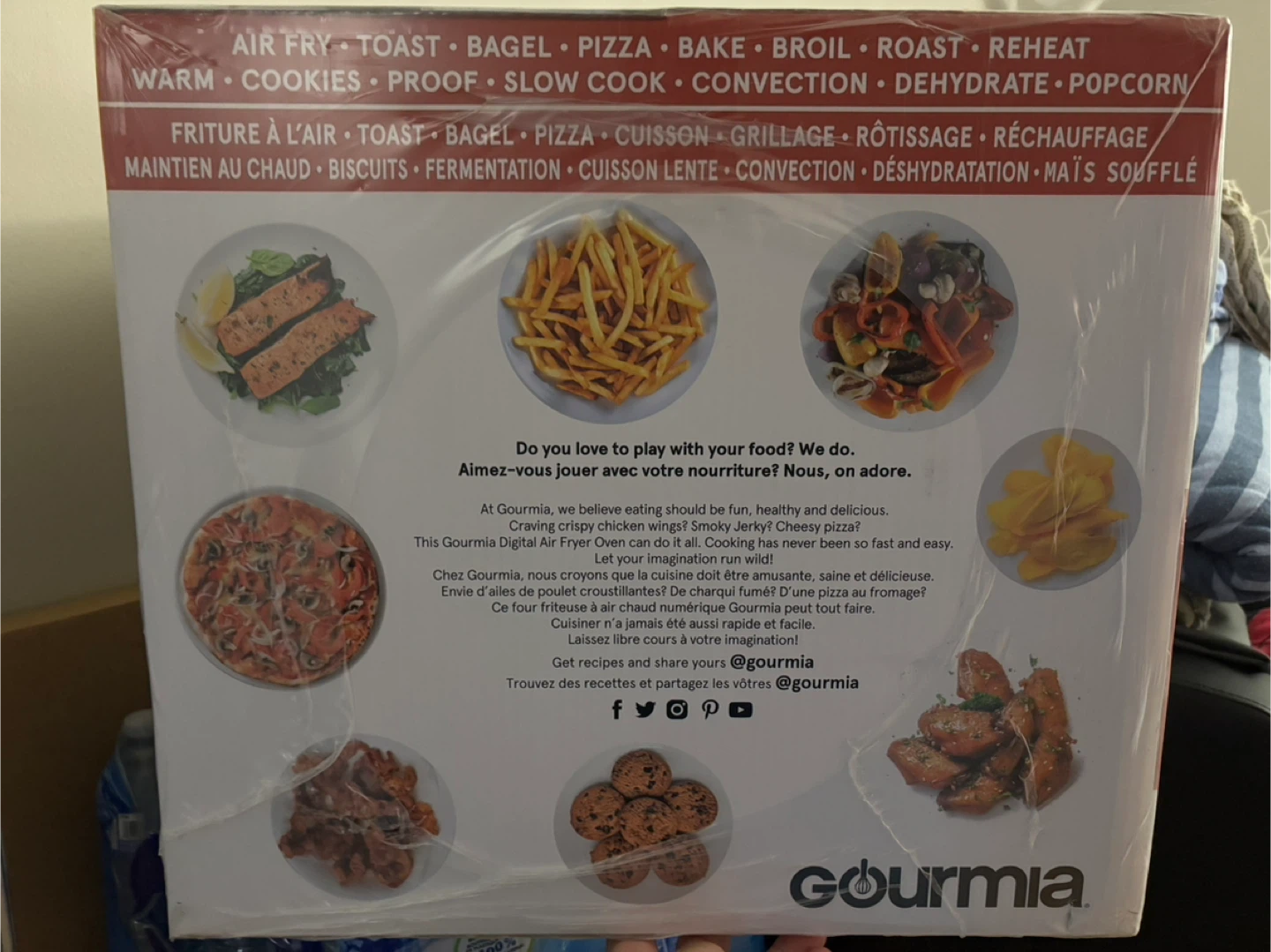 New Gourmia Stainless Steel Digital Air Fryer Oven - photo 2