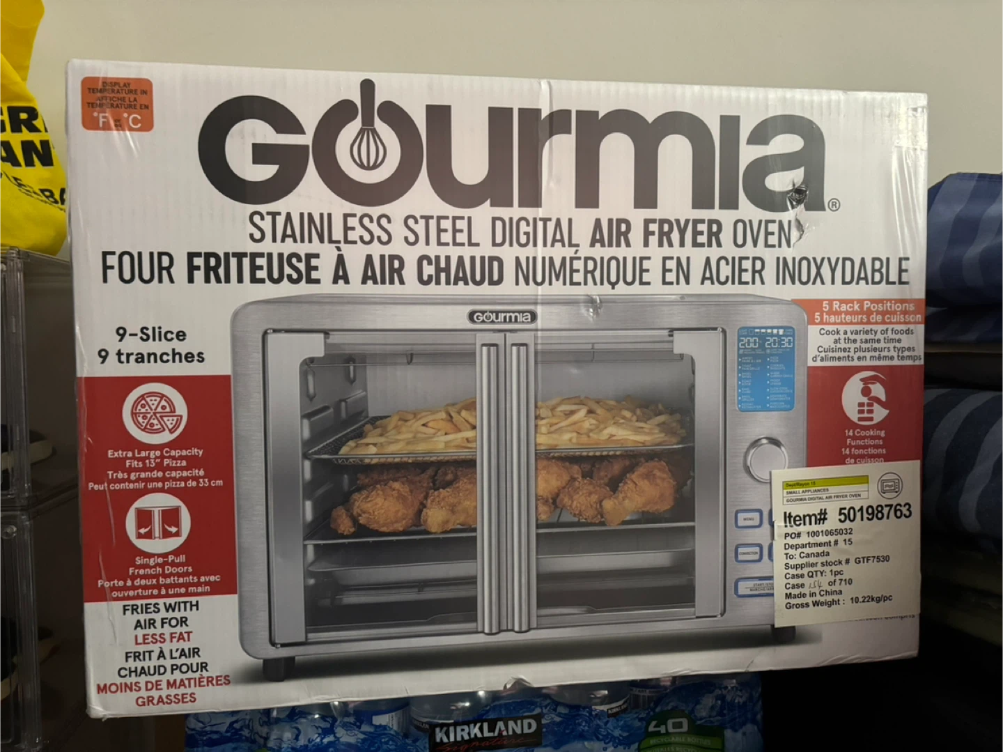 New Gourmia Stainless Steel Digital Air Fryer Oven - photo 3