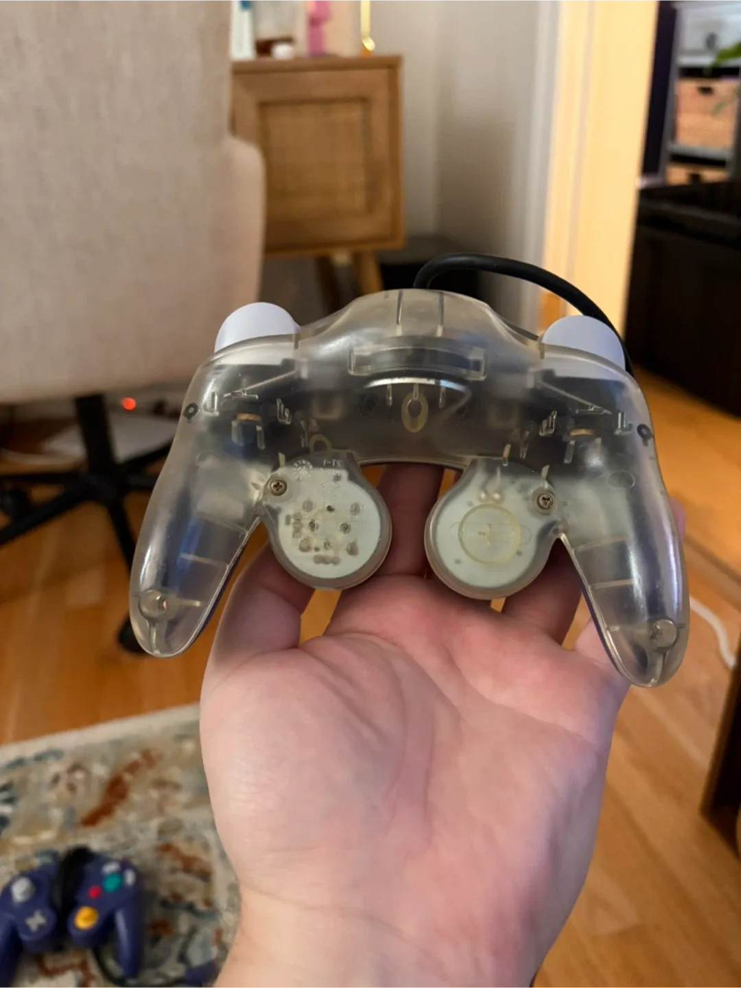 Nintendo GameCube Controller - Indigo/Clear image indicator(2)