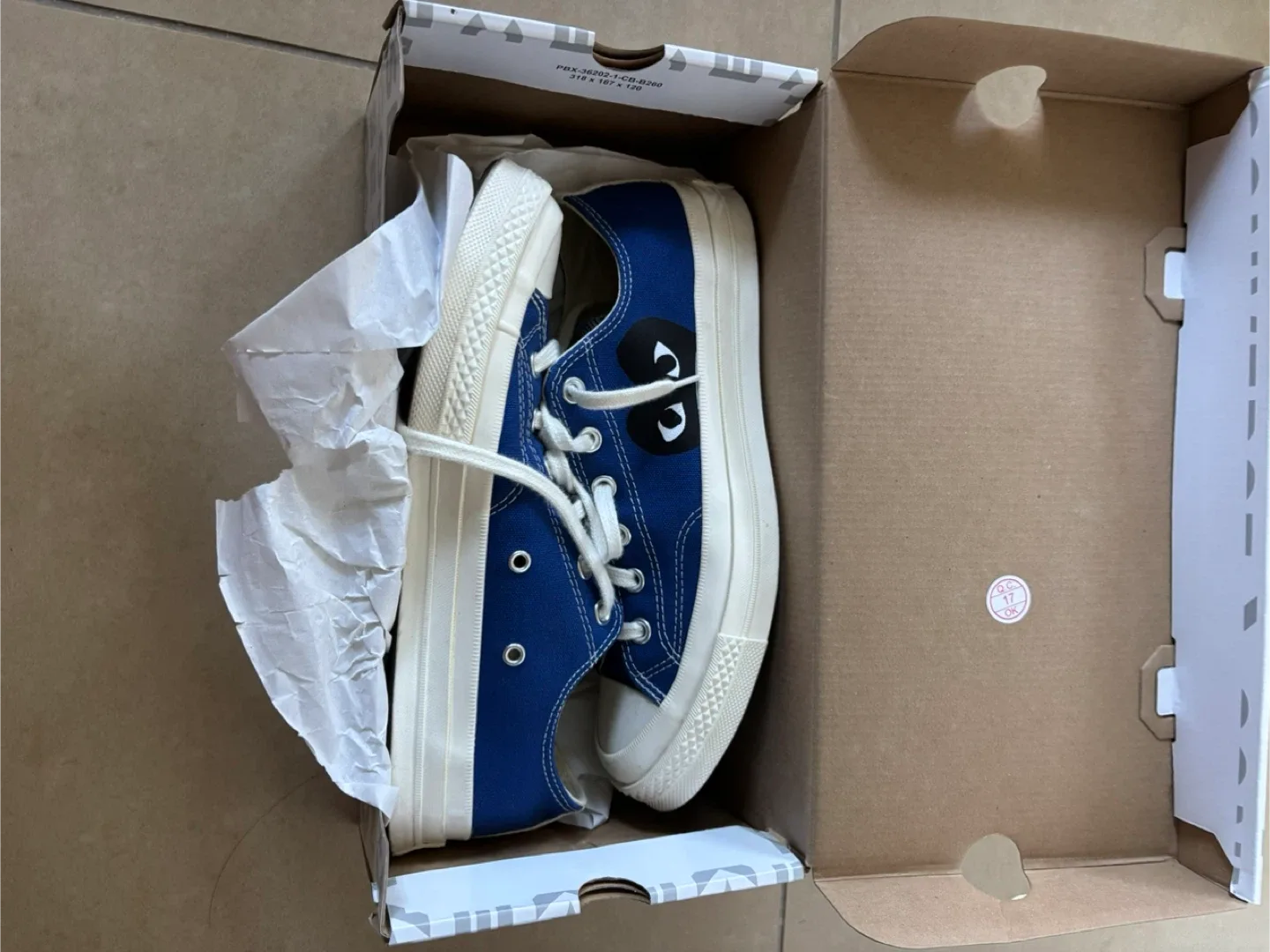 Converse x Comme des Garçons Chuck 70 Blue (US 8) image indicator(2)