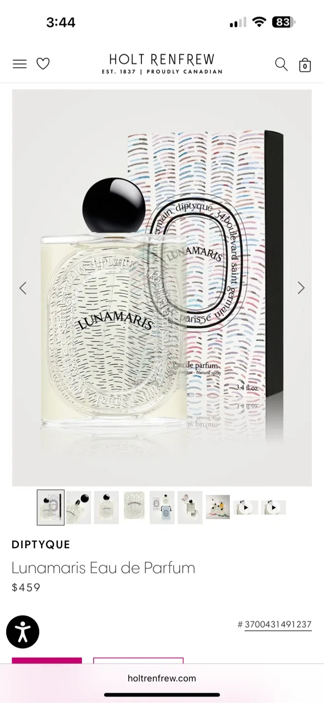 Diptyque LUNAMARIS Eau de Parfum 100ml image indicator(2)
