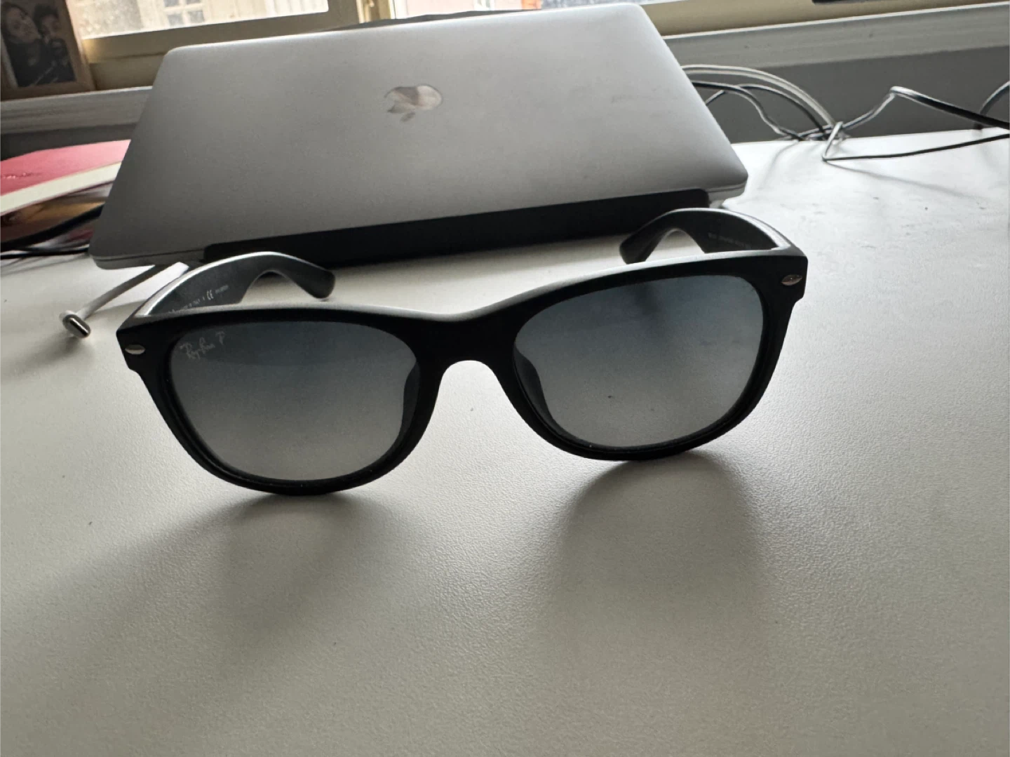 Ray-Ban New Wayfarer RB2132-F 601-S/78 Black Sunglasses - photo 2