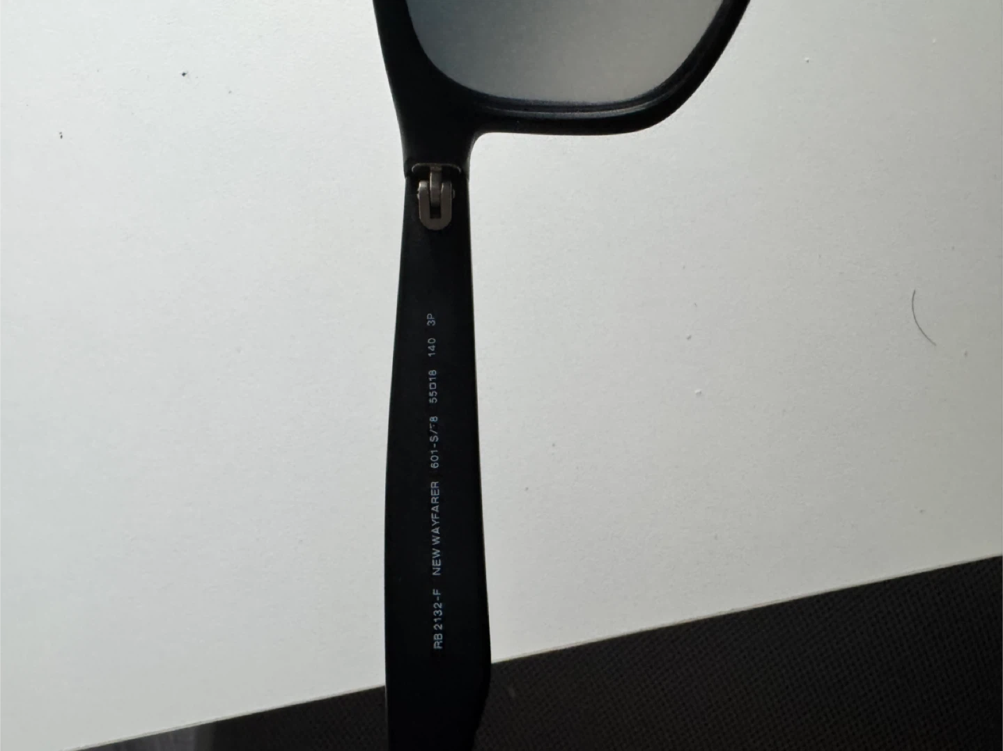 Ray-Ban New Wayfarer RB2132-F 601-S/78 Black Sunglasses - photo 3