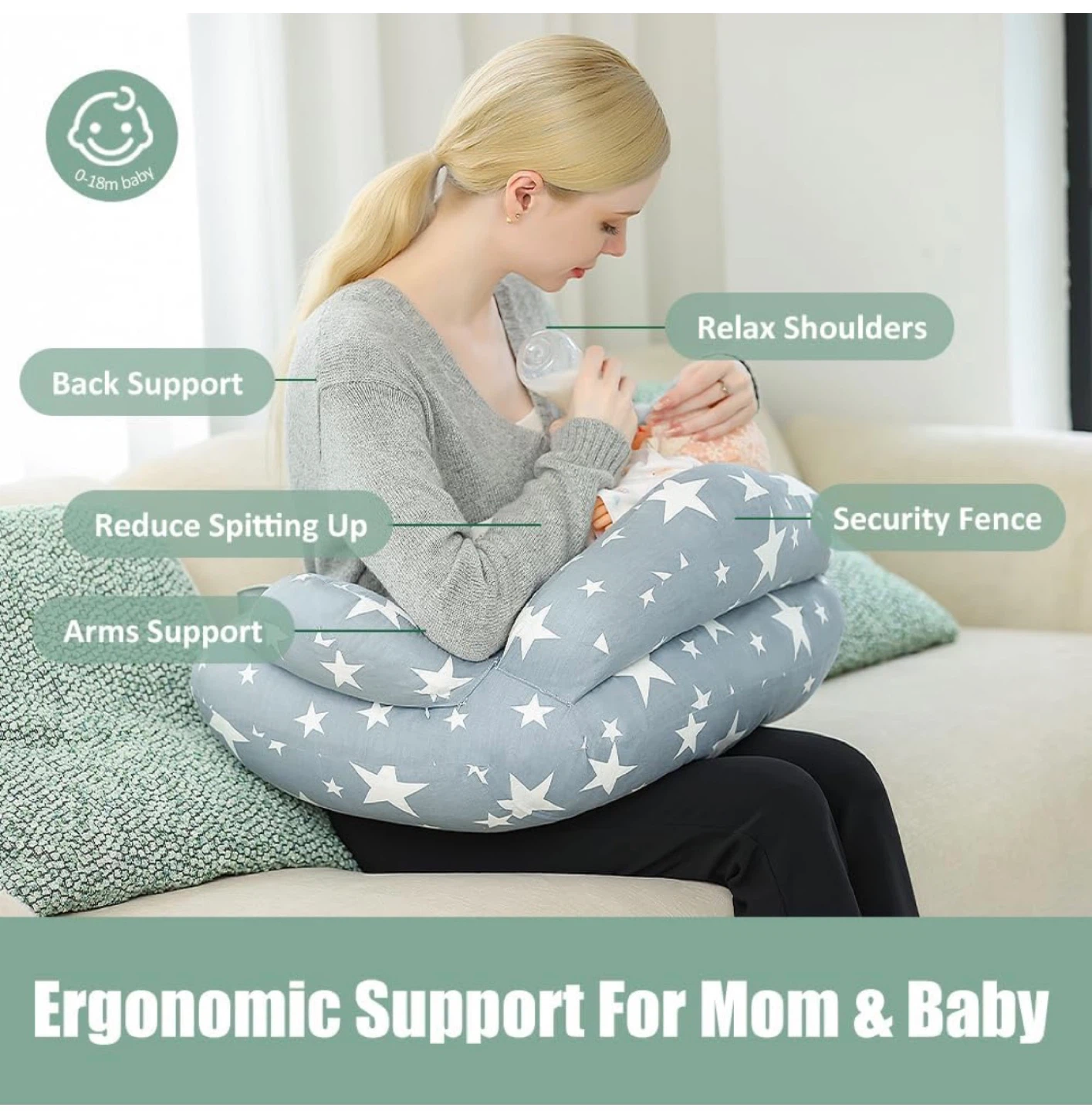 Chilling Home Nursing Pillow 🤱⭐ - photo 5