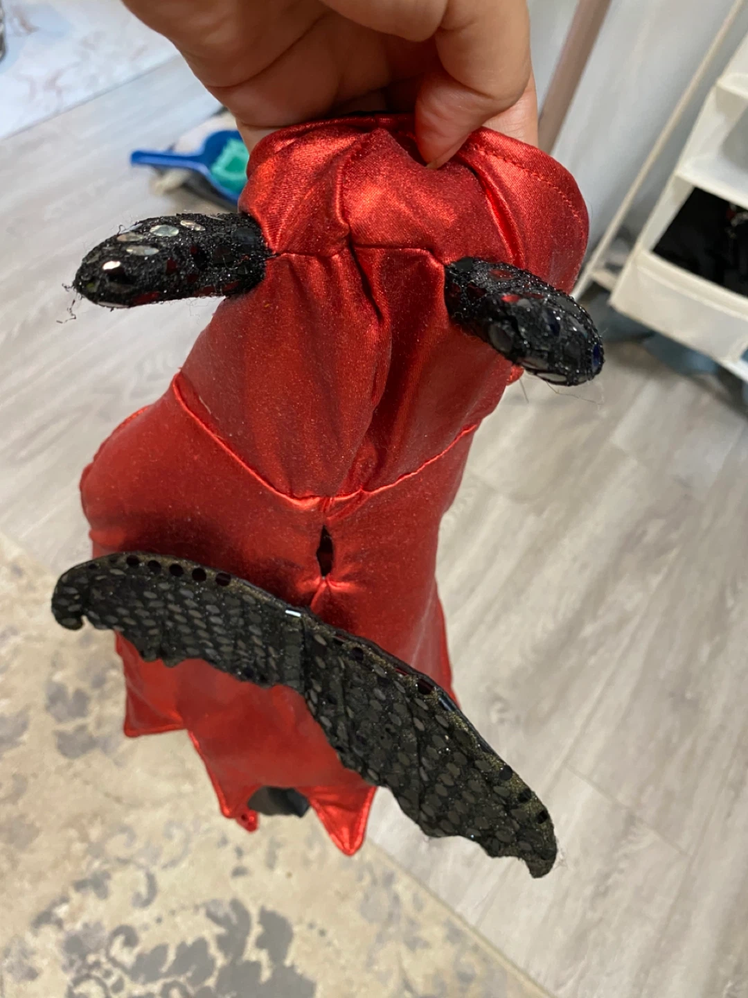 🥕🥕Red Devil Dog Costume - Small - photo 2