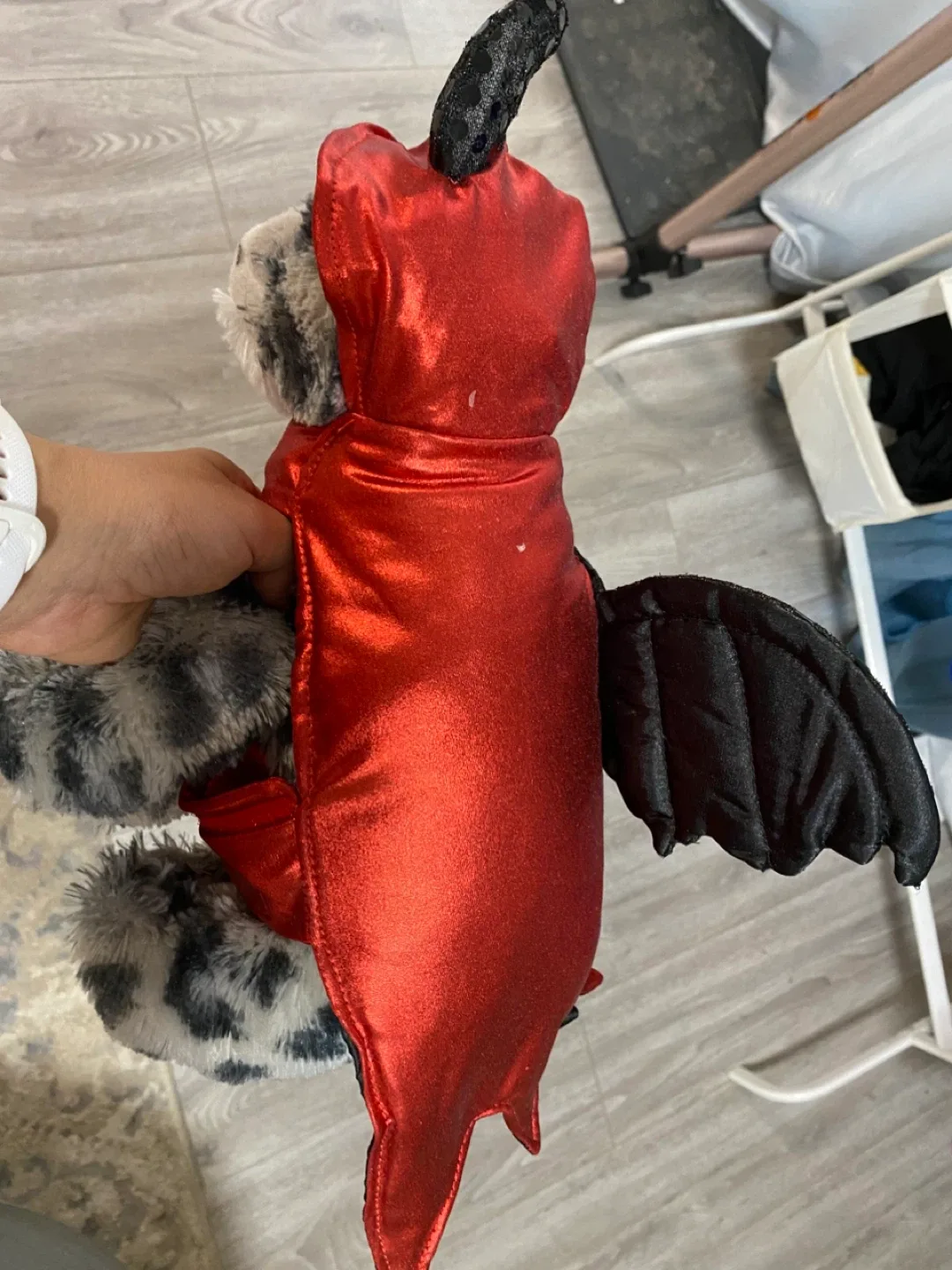🥕🥕Red Devil Dog Costume - Small thumbnail
