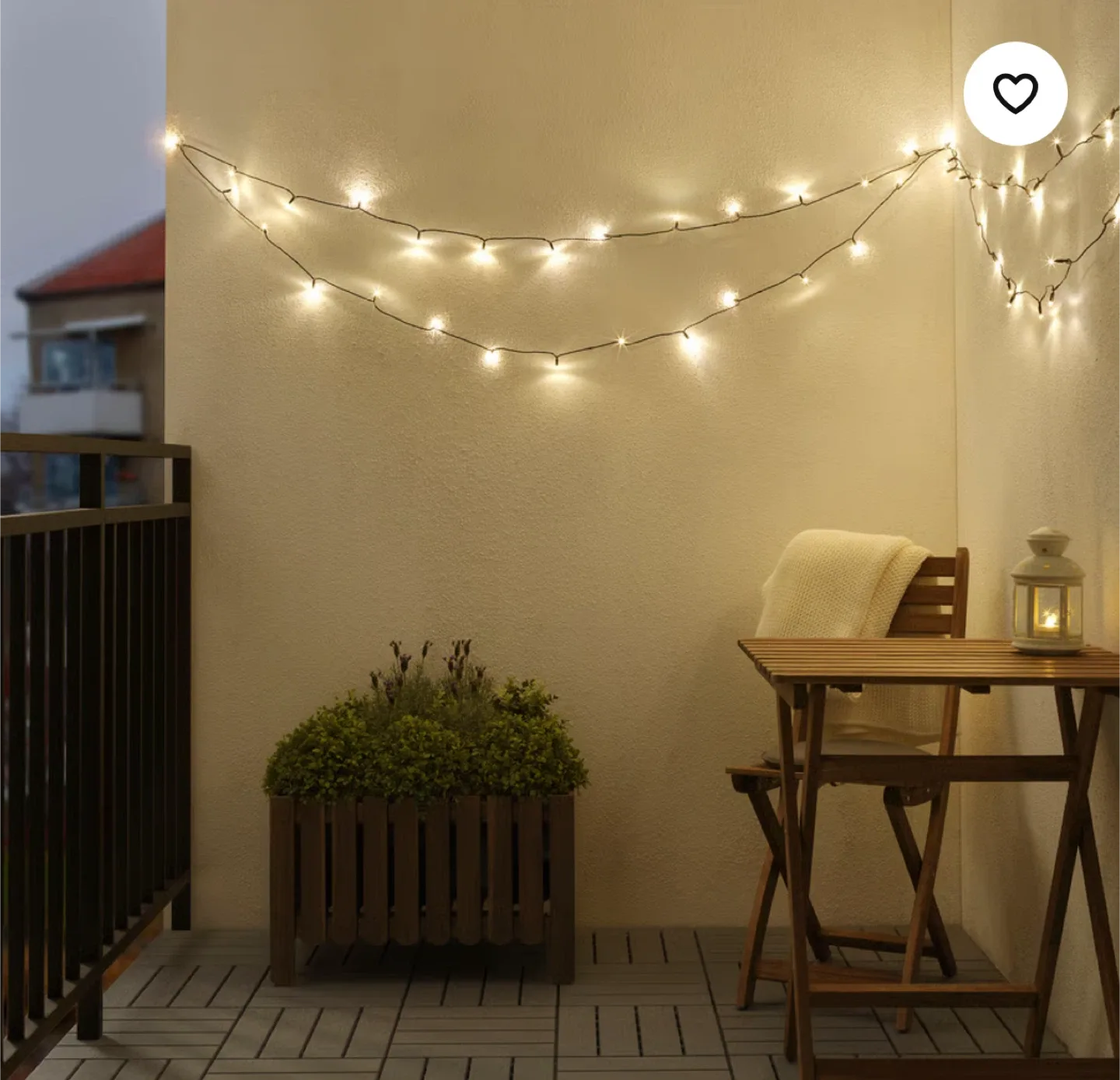 IKEA LEDLJUS String Lights - Outdoor Black image indicator(2)