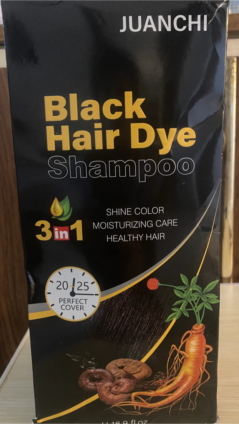 JUANCHI Black Hair Dye Shampoo