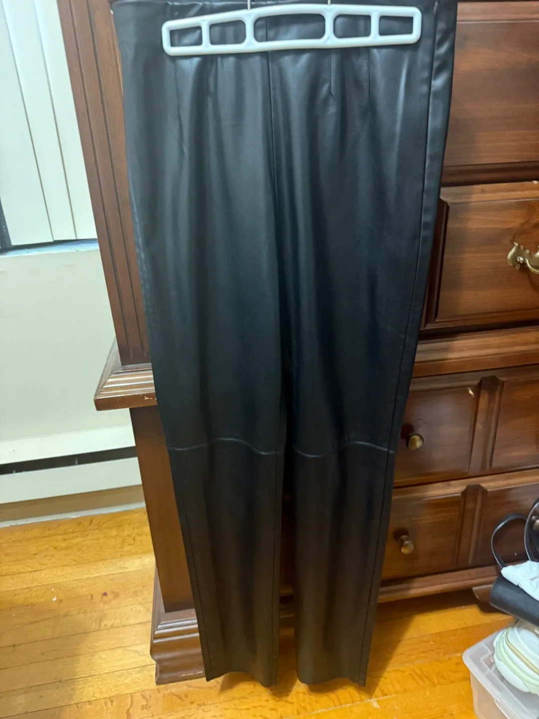 Zara Faux Leather Pants - Size L image indicator(2)